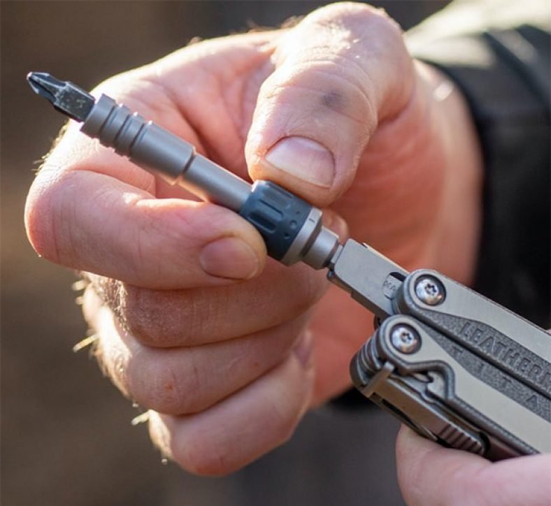 New Leatherman MultiTool Ratcheting Screwdriver Bit Driver ToolKit