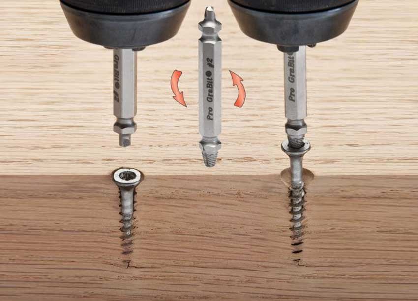 using a screw extractor bit