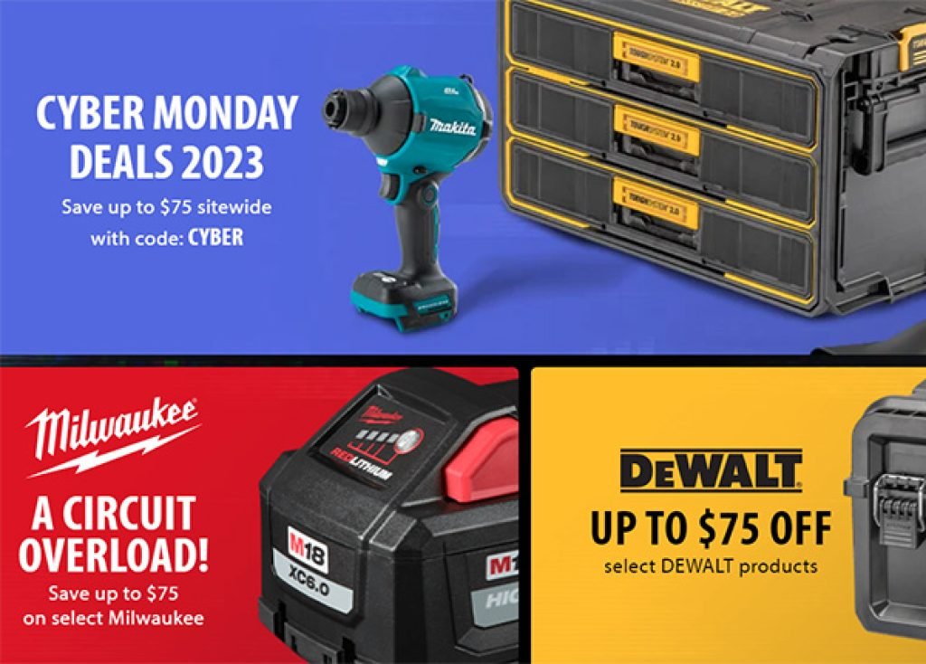 This is the Biggest Cyber Monday Sale on Dewalt and Milwaukee Tools