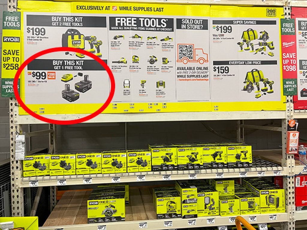 The Best Ryobi Cordless Deal of the Season ToolKit