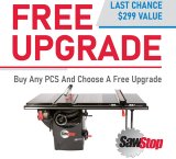 SawStop PCS Free Upgrade Deal is Ending Soon (Spring 2024)